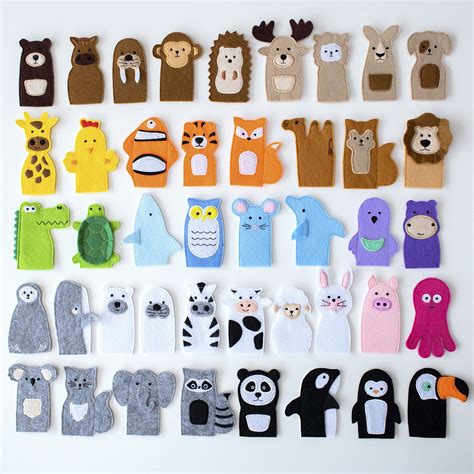 How To Make Easy Felt Finger Puppets at Maureen Baker blog