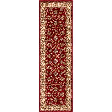 Well Woven Barclay Sarouk Traditional Oriental Panel Red 2'3" x 7'3 ...