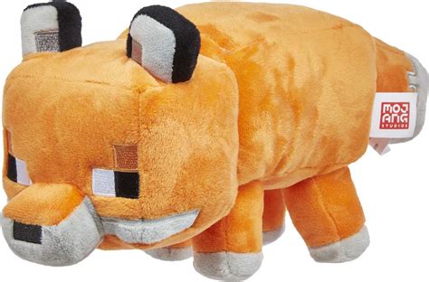 Minecraft Plush Fox Stuffed Animal, Soft 8-Inch Video Game Character ...