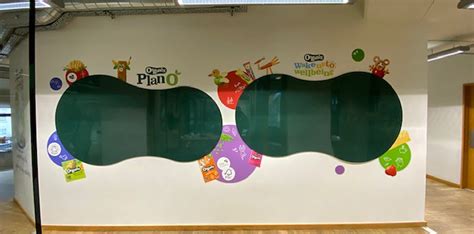 Custom Vinyl Wall Graphics Printing For Office | Riot Color India