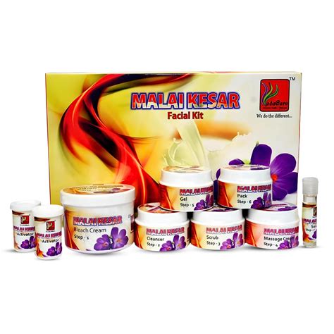 ENVEDACARE Professional Malai Kesar Facial Kit - Complete Skincare ...