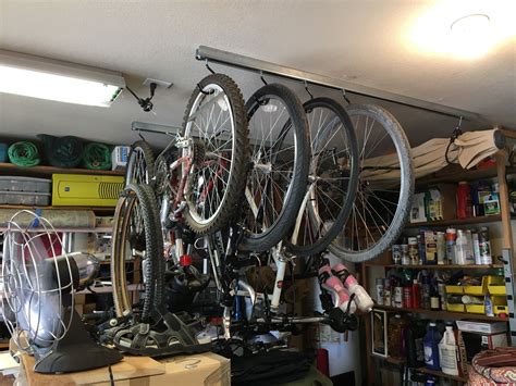 Best Way To Hang Bikes From Garage Ceiling - Bed With Built In Closet