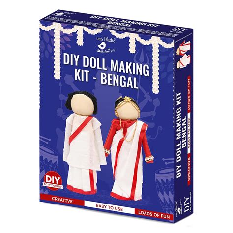 Little Birdie DIY Traditional Indian Doll Making Craft Kit - Bengal ...