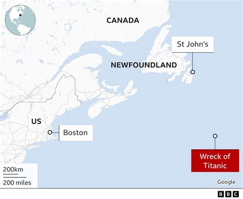 Titanic Route Map 1912