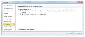 Image result for Excel Security Message Warning Avoid