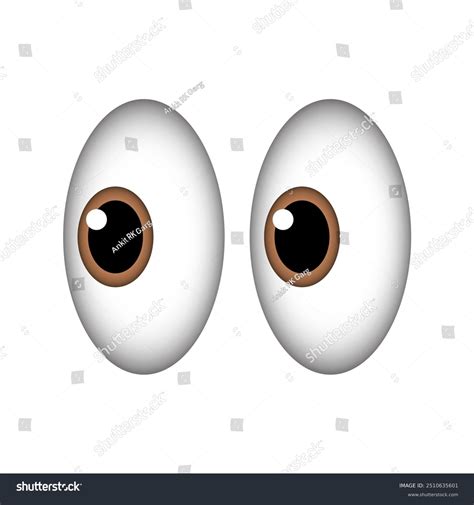 Big Eyes Shocking Stare Emoji Icon Stock Vector (Royalty Free) 2510635601 | Shutterstock