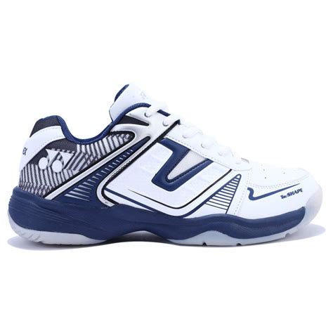 Yonex Tokyo 3 Badminton Shoes - White/Navy Blue - Probadminton