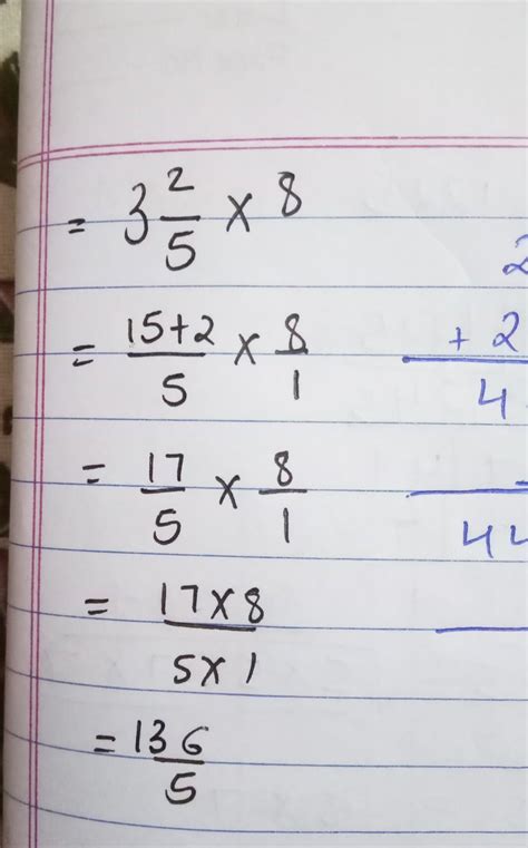 3 ⅖ × 8 {step by step explanation}{spammers, kindly keep distance ...