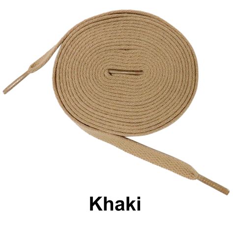 Khaki Flat Athletic Sneaker 27 36 45 54 63 Inch Shoelaces - Walmart.com