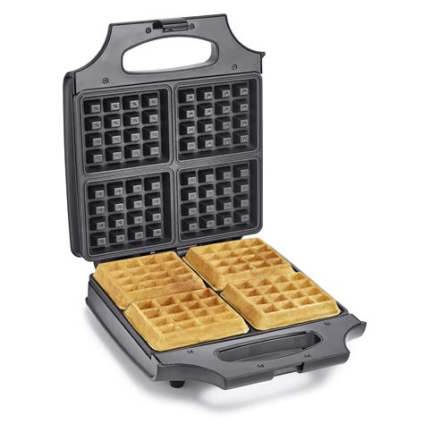 Amazon.com: BELLA Classic Waffle Iron, 4 Square Belgian Waffle Maker ...
