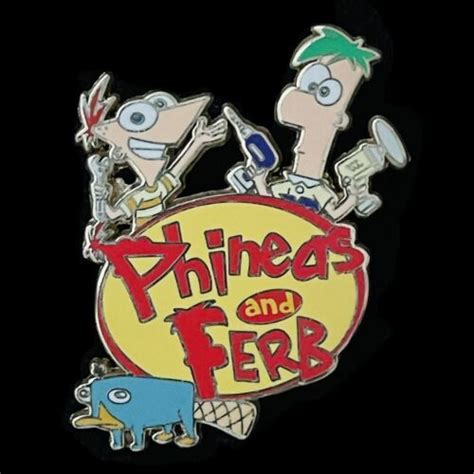 Phineas and & Ferb Logo Perry Platypus Agent P Disney Afternoon Channel ...