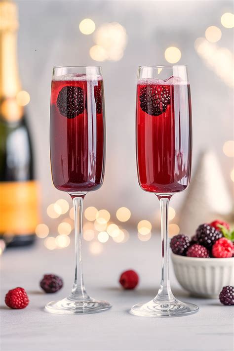 Classic Kir Royale Cocktail Recipe | Recipe | Kir royale, Champagne ...