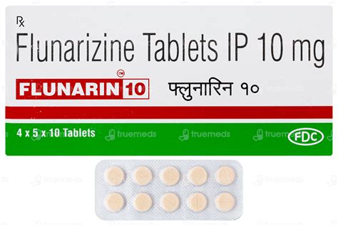 Flunarin 10 Tablet – Migraine Treatment | Buy Online