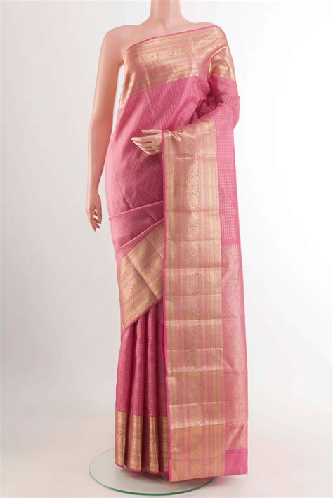 Pink Kanchipuram Silk Saree – Nalli Silk Sarees Pvt Ltd