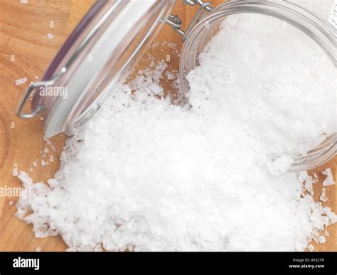 Sea Salt Flakes Stock Photo - Alamy