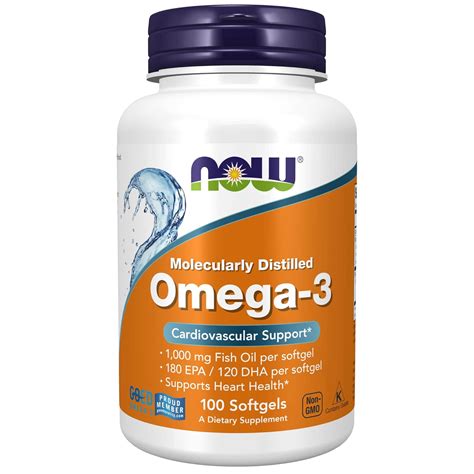 Now Foods Omega 3, Pack of 100 softgel : Amazon.in: Health & Personal Care