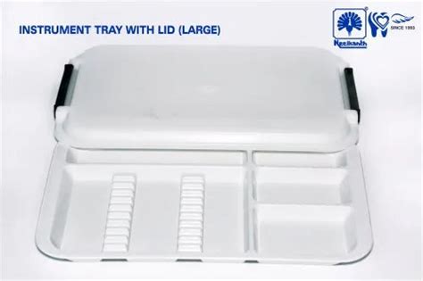neelkanth instrument tray with lid (large) – Dentalmantraa