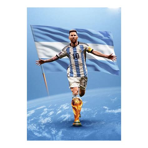 Argentina Messi Wall Sticker - Lionel Messi supermacy Wall Poster ...