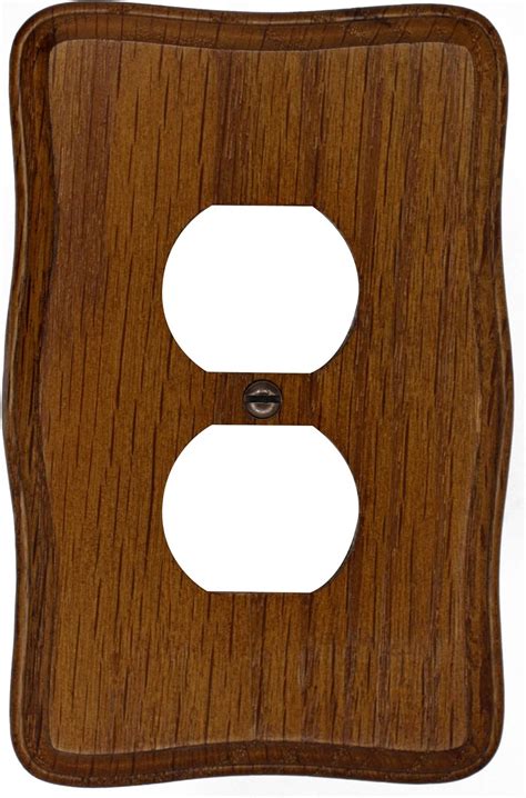 Buy Atron Provincial Tavern Oak Wood Wall Plate/Switch Plate - 4-431D ...