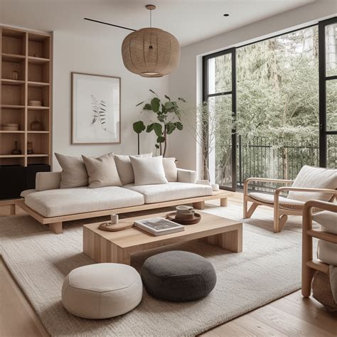 Modern Japandi style decor | Minimalist living room, Home interior ...