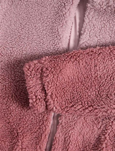 Buy Borg Ombre Jacket (6-16 Yrs) at Marks & Spencer