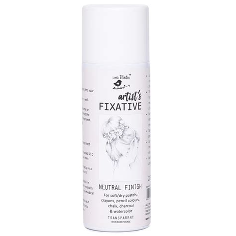 Little Birdie Artist's Fixative Spray, Neutral Finish - 200ml, 1 bottl ...