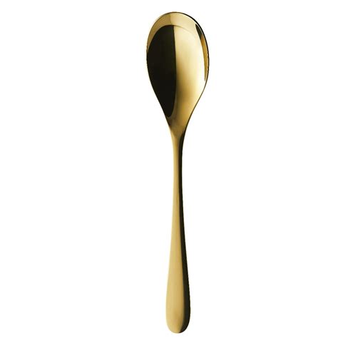 ONDE GOLD FINISH SERVING SPOON SET OF 4 – Omorfo Homes