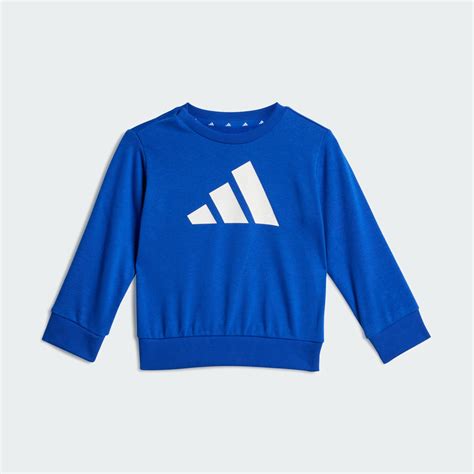 Kids Clothing - Essentials Joggers Set Kids - Blue | adidas Kuwait