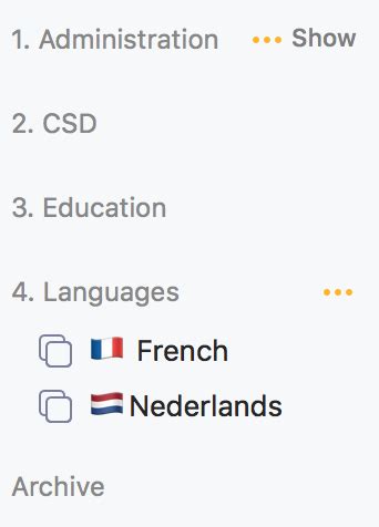 Change the order of categories - Feedback - Agenda Community
