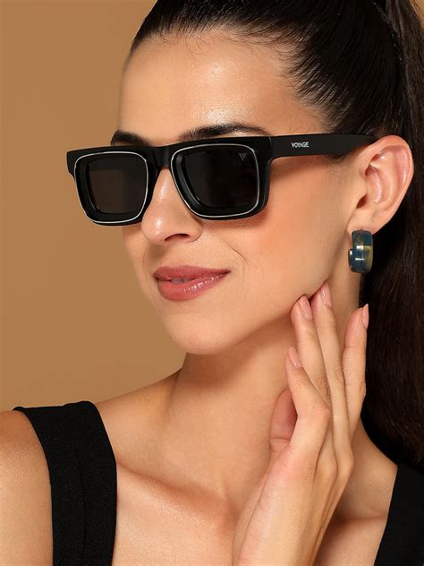 Smuggler | Matte Black & Silver Unisex Sunglasses | Black Lens - MG642