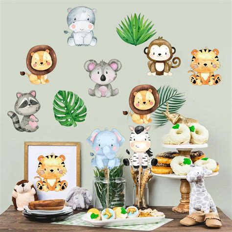 IPartyFun 36 Pieces Safari Animals Cutouts Jungle Party India | Ubuy
