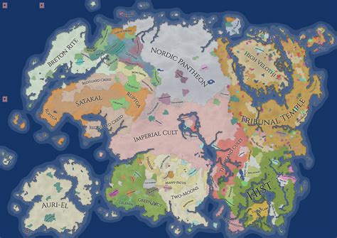 Elder Scrolls Map