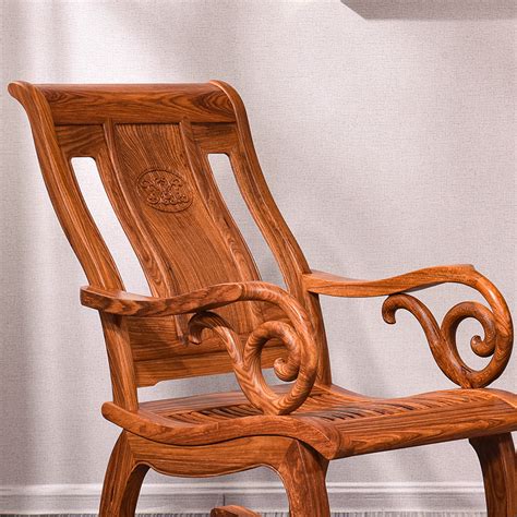 刺猬紫檀花梨木皇宫椅圈椅三件套中式古典禅意太师椅红木休闲椅子-淘宝网