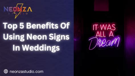 Top 5 Benefits Of Using Neon Signs In Weddings. – Neonzastudio