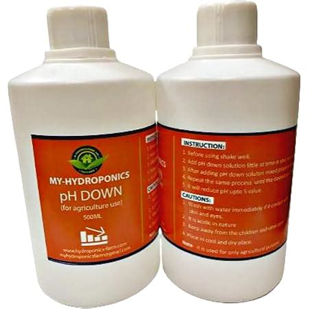 Garden Genie pH Down Nutrient Solution for Hydroponics, pH Adjuster to ...
