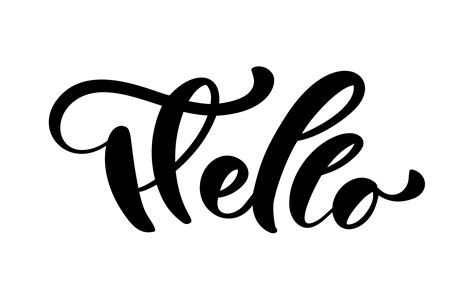 Image result for Hello Written