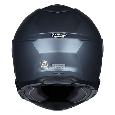 HJC I71 Solid Semi-Flat Anthracite Helmet | ECE 22.06 Certified Helmet ...