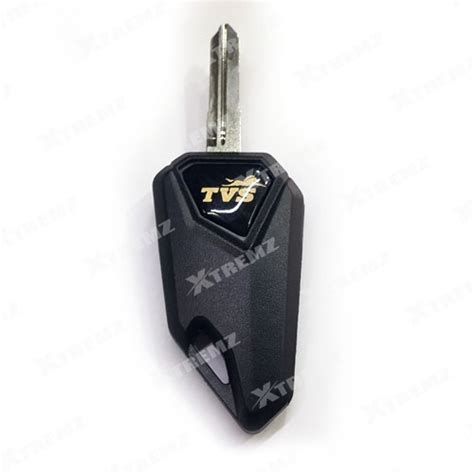 Xtremz Folding Flip Key For TVS Bikes - With Line Left Cut