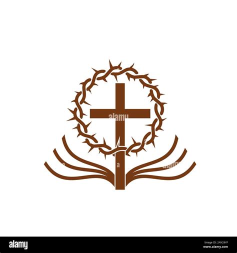 Christianity Religion Symbol Premium Vector | Christian Cross Icon