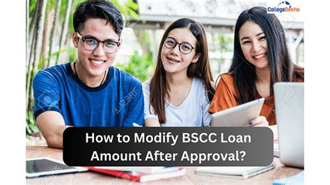 How to Modify BSCC Loan Amount After Approval? | CollegeDekho