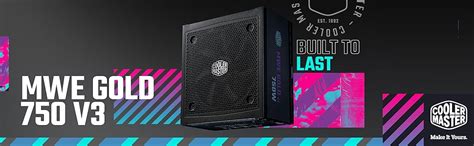 Buy Cooler Master MWE Gold 750 V3 750 Watt 80 Plus Gold ATX 3.1 Full ...