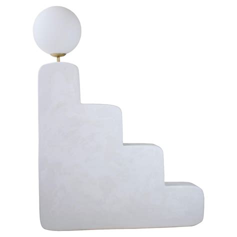 Lacuna / Contemporary Organic Floor Lamp in Gypsum / Collectible Design ...