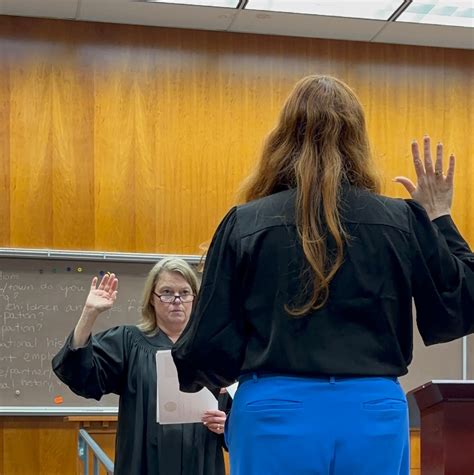 John Chiv: "The Court is pleased to welcome Ms. April Van Dyke to the ...