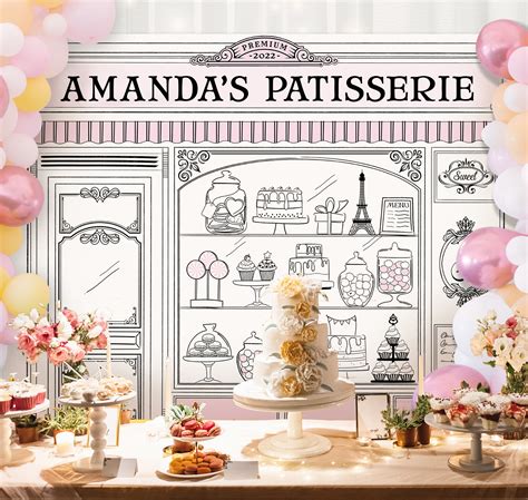 Toile de fond de fête de pâtisserie toile de fond de - Etsy France