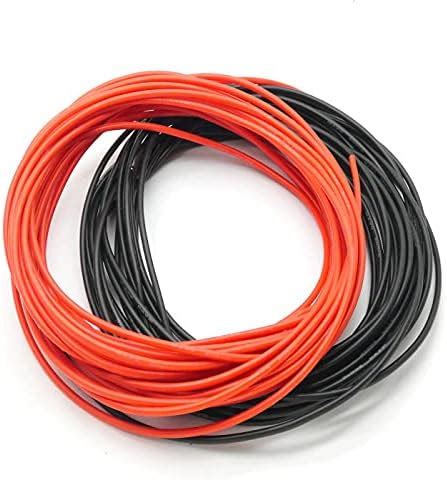 INVENTO 1mtr 16 AWG High Durability 35A Tinned Copper Silicone Wire Red ...