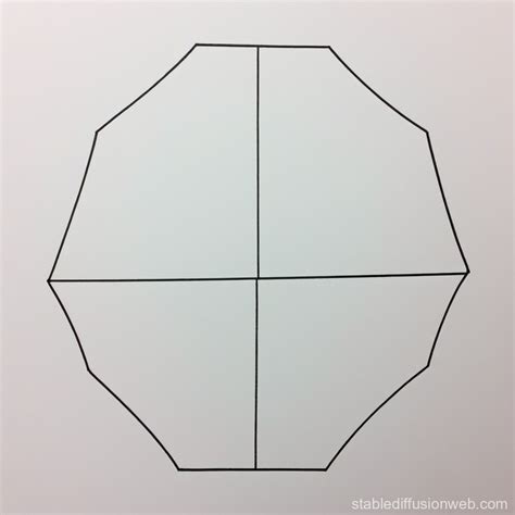 Divide Hexagon into Three Equal Parts | Stable Diffusion Online