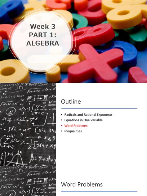Image result for Linear Word Problems in One Variable Algebra 1