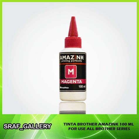 Jual TINTA BROTHER AMAZINK 100ML, TINTA PRINTER BROTHER AMAZINK CMYK ...