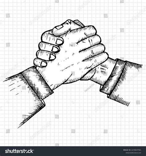 Handshake Drawing 的图像结果