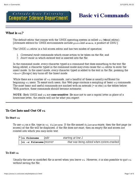 Vi Commands Tutorial 的图像结果